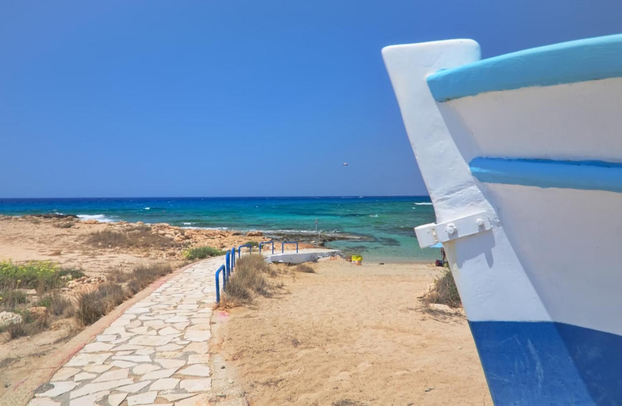 Beachfront Luxury Villa Idania Ayia Napa Exterior photo