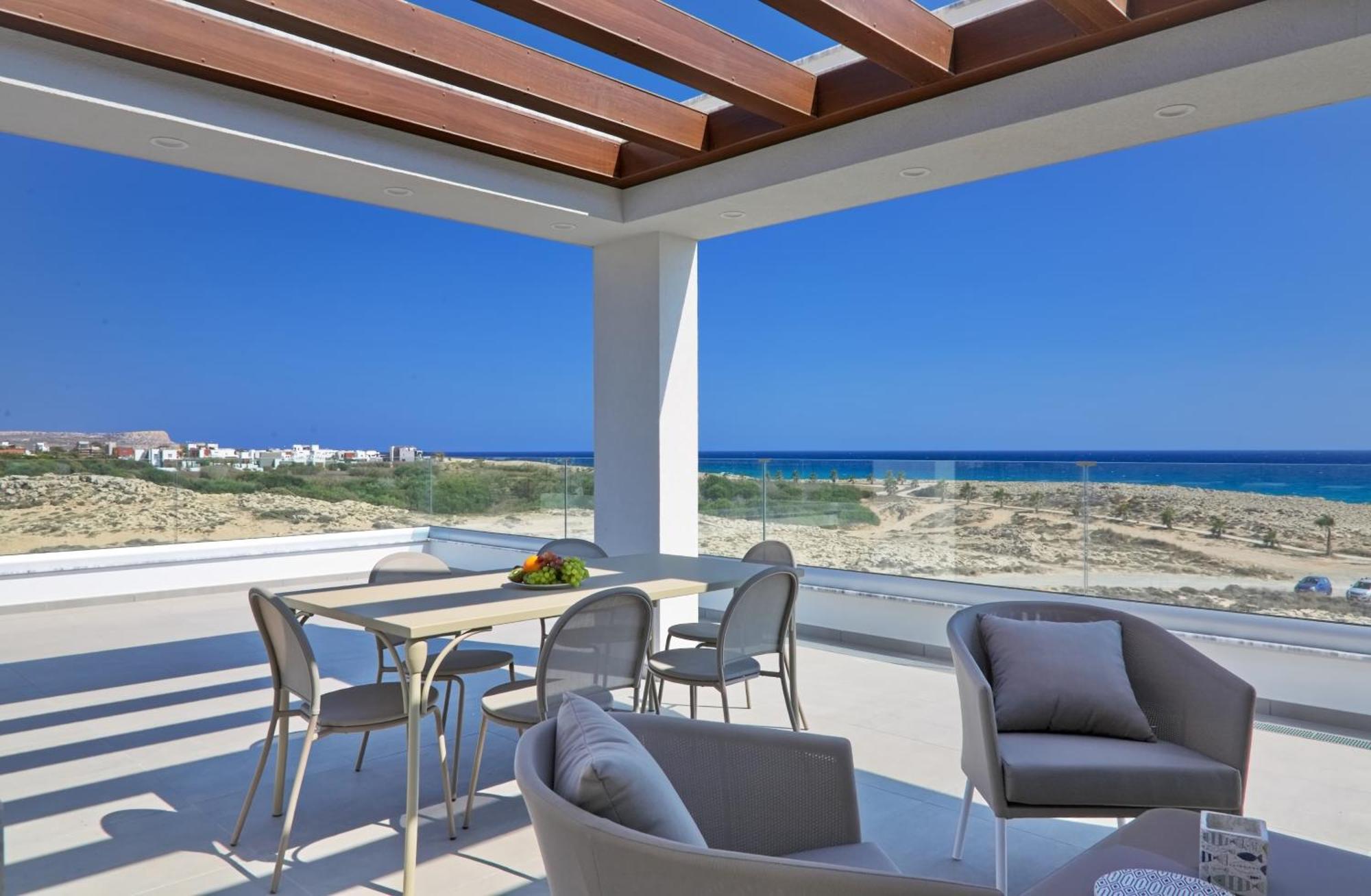 Beachfront Luxury Villa Idania Ayia Napa Exterior photo