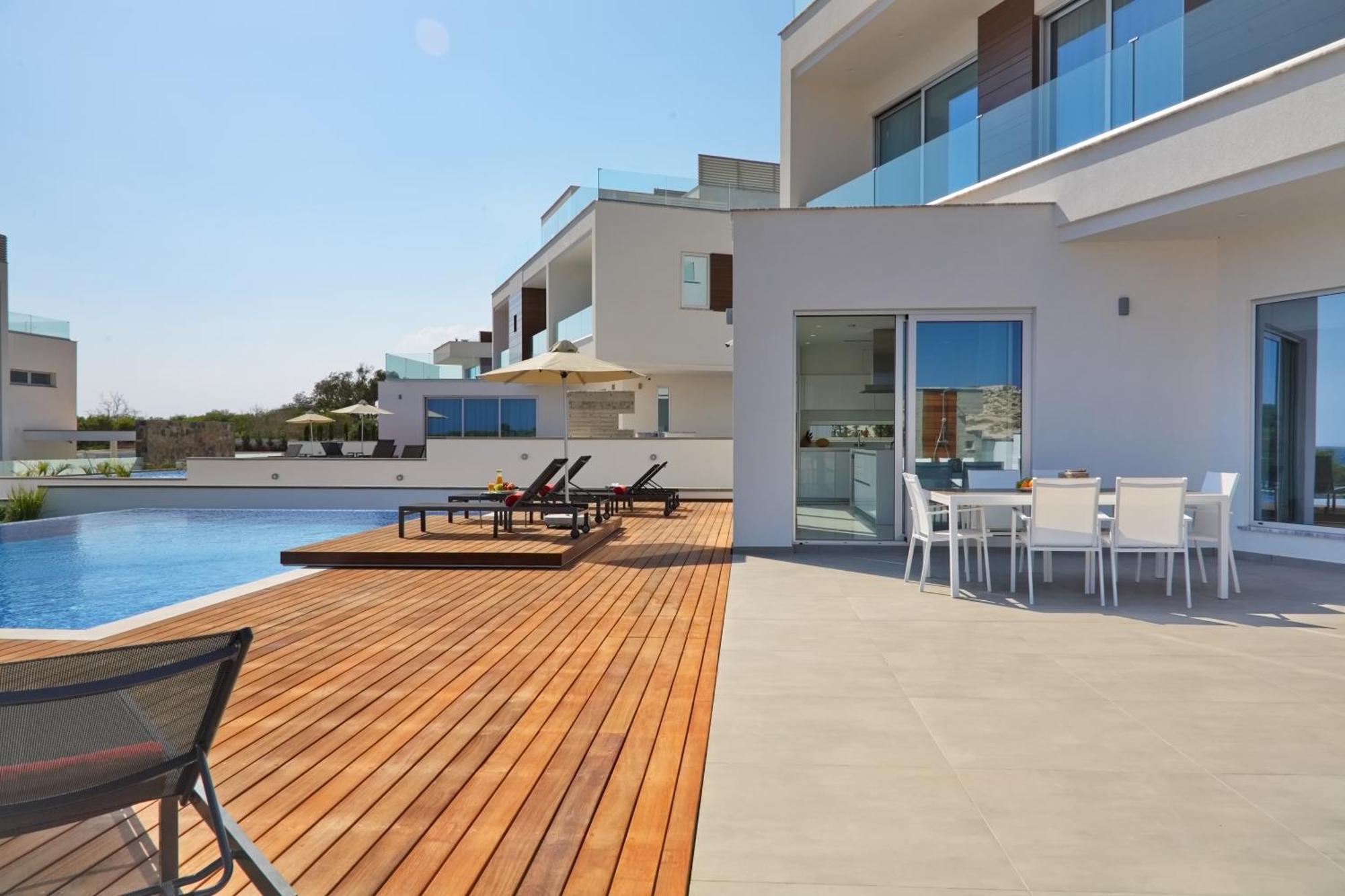 Beachfront Luxury Villa Idania Ayia Napa Exterior photo