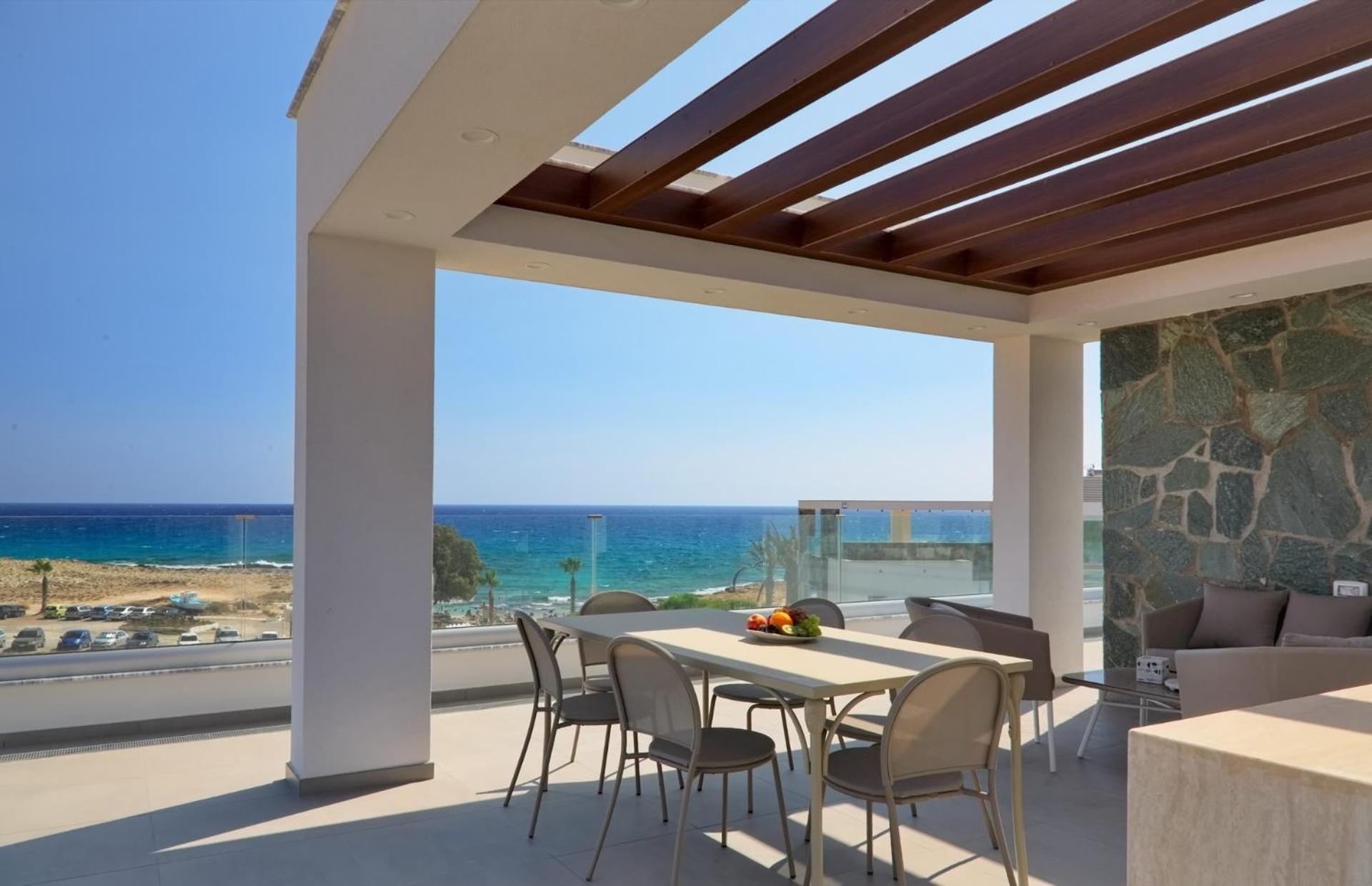 Beachfront Luxury Villa Idania Ayia Napa Exterior photo